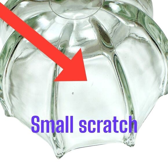 Vintage Indiana Crystal Umbrella Trinket Bowl - Picture 9 of 9